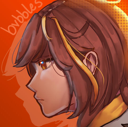 art for team reverence's vtuber, envee